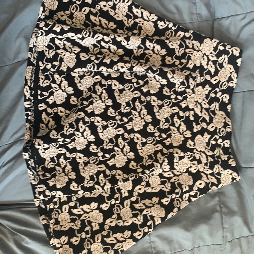 Black and white skirt
